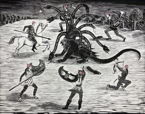 The Amazons and the Hydra - Susan Kiefer