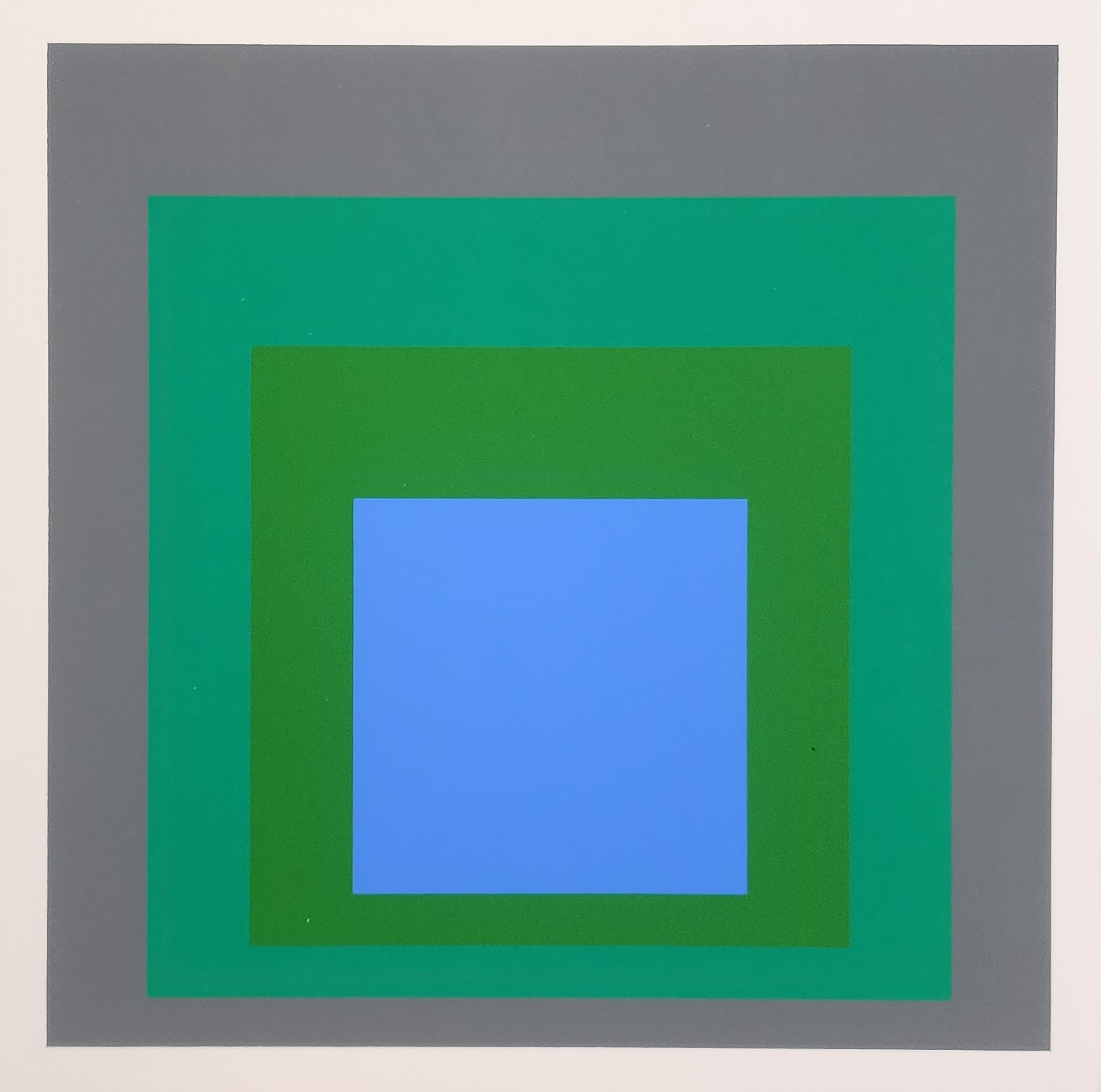 Homage to the Square: Blue Look - Josef Albers