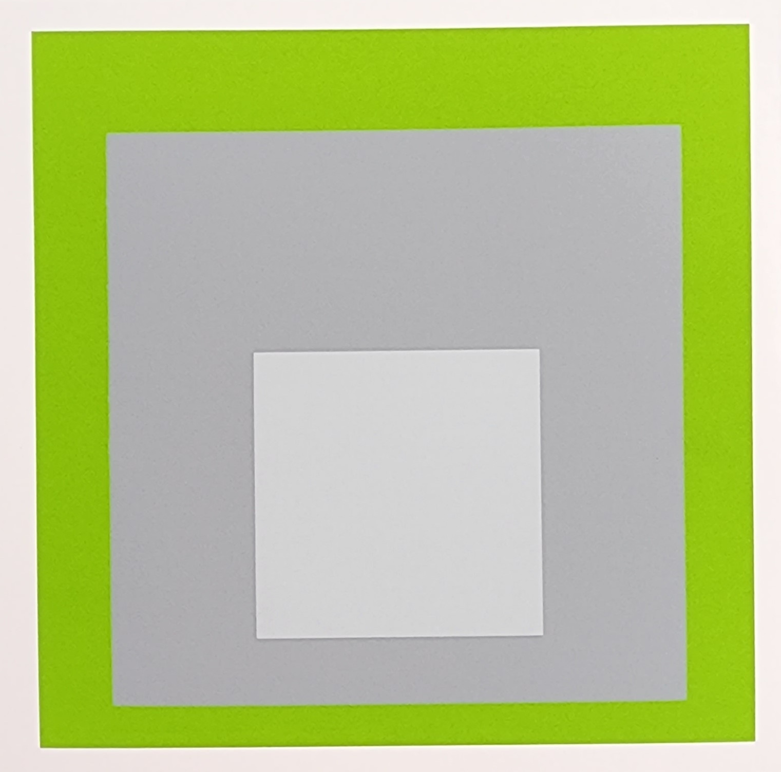 Homage to the Square: White Marker - Josef Albers