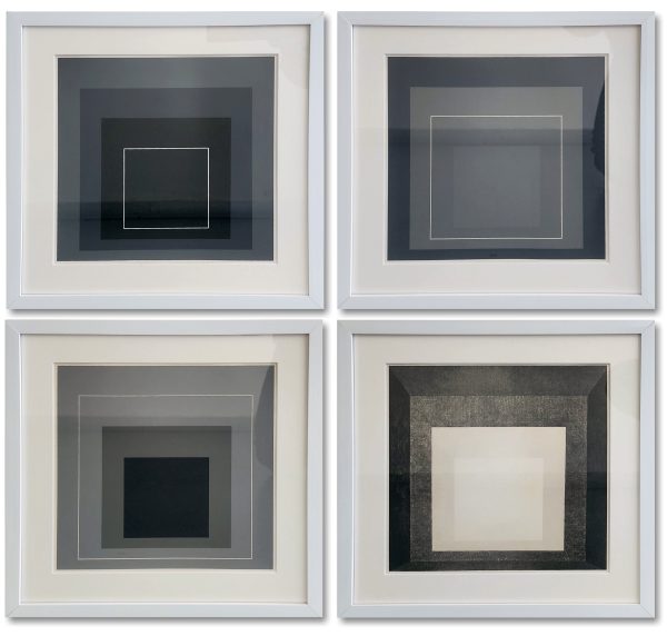 Homage to the Square (Hommage au Carre) - Set of Four (4) Screenprints - Josef Albers