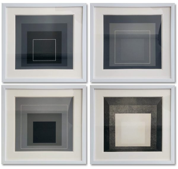 Homage to the Square (Hommage au Carre) – Set of Four (4) Screenprints