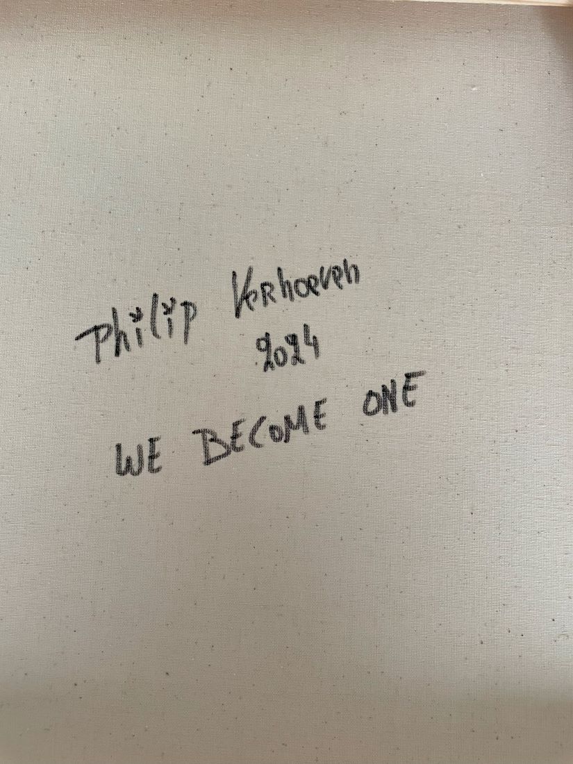 Signed and titled by hang