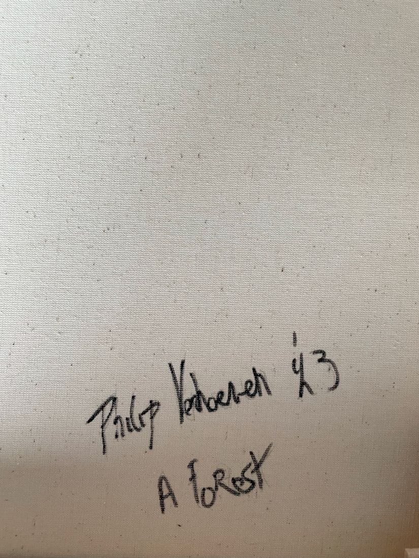 Signed and titled by hang
