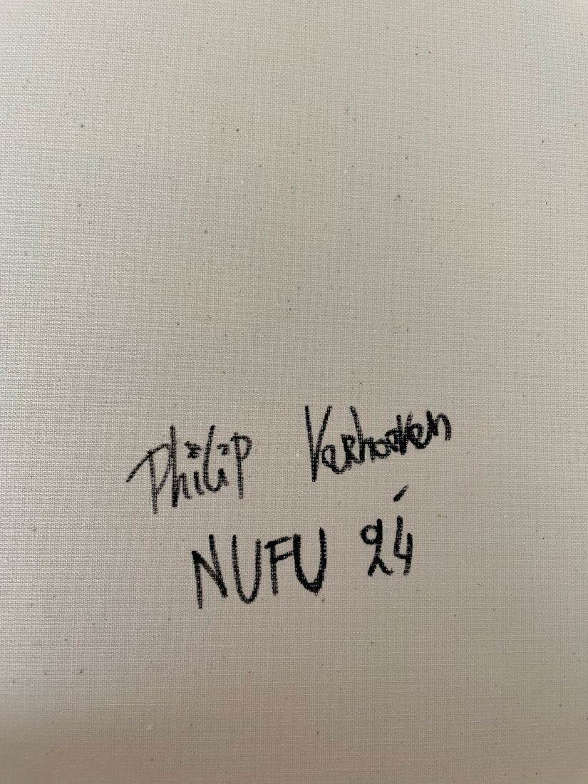 Signed and titled by hang
