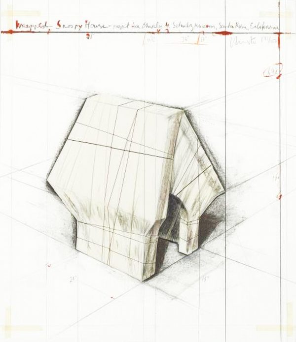 Wrapped Snoopy House - Christo and Jeanne-Claude