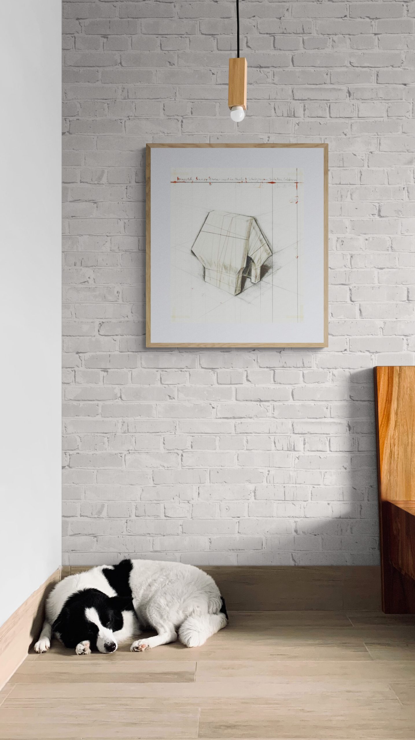 Lithograph with Collage