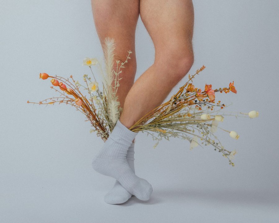 Feet with Flowers One