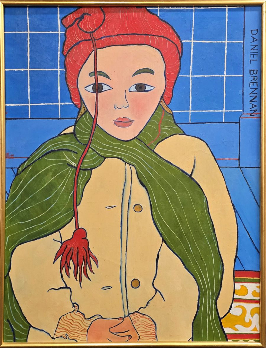 Girl with Scarf