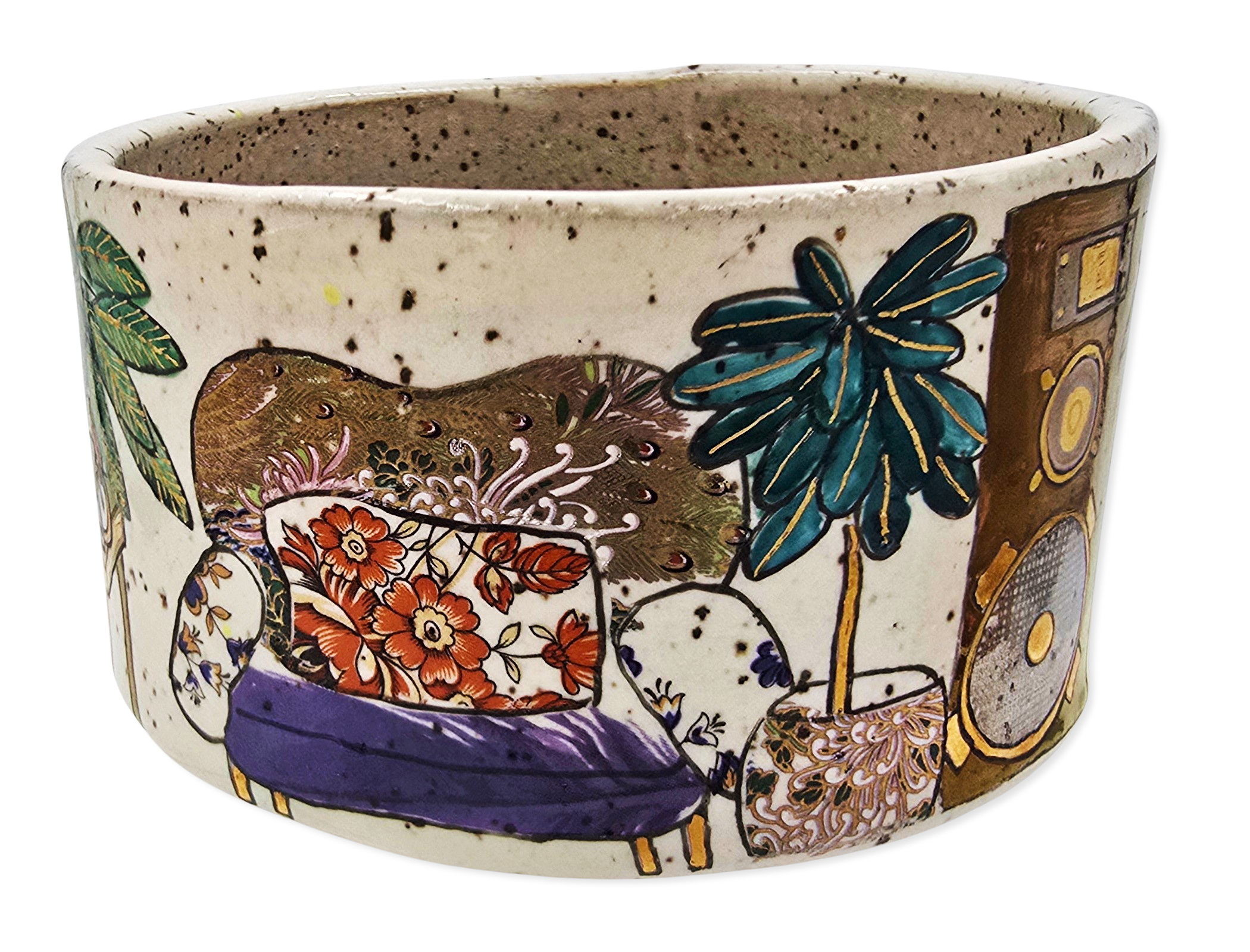 Bowl with Interior Still Life - Melanie Sherman
